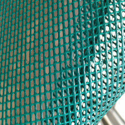 เสริม PVC ปกแต่งพอลิเอสเตอร์ Mesh, 50N / 5cm ความแข็งแรงการปลดลอก สร้างเครือข่ายความปลอดภัย
