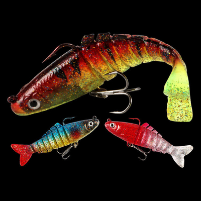 3 สี 9CM / 17g 6# Hooks 3D Eyes พลาสติกเปลือกเปลือกเปลือกเปลือกเปลือกเปลือก
