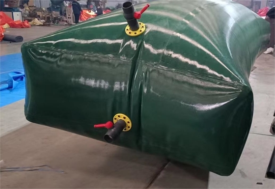 9000 ลิตร ถังน้ํายืดหยุ่น PVC ผ้าใบ ถังน้ําพับ ถังเก็บน้ําฝน