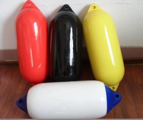 สีฟ้า สีขาว F6 PVC Marine Dock Bumpers 31mm กระจกตา Fender เรือ 270 mm X 1090 mm