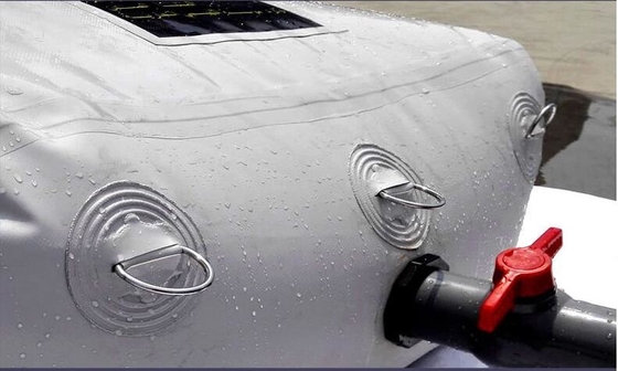 2000 ลิตร ป้องกันไฟ ปวีซีซี ผ้าใบ ถังเก็บน้ํา ท่อยาว