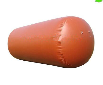 การป้องกัน UV ถังเก็บก๊าซเมธาน เนื้อผ้าเคลือบ PVC สําหรับโรงงานชีวไกส
