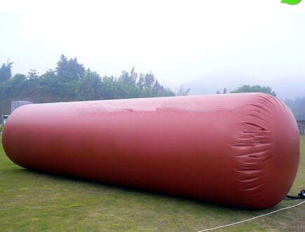 การป้องกัน UV ถังเก็บก๊าซเมธาน เนื้อผ้าเคลือบ PVC สําหรับโรงงานชีวไกส