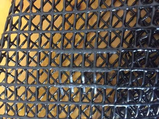เสริม Mesh พีวีซีเคลือบ Mesh ไม่เลื่อนสําหรับการบรรจุ Pallet แผ่นกล่อง 450 กรัม