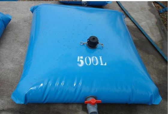 ถังน้ํากระเบื้องลม 500 ลิตร น้ํากระเบื้องลดน้ําหนักสําหรับการดับเพลิง ถังน้ําพกพา