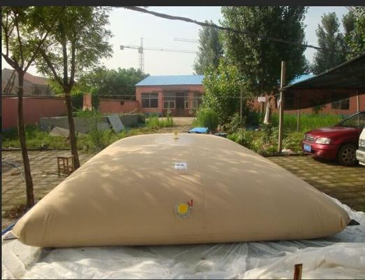 15500L ถังน้ํายืดหยุ่น 650 ความแข็งแกร่งในการลดน้ํา สําหรับการเกษตร การขุดถังน้ํา ถังเก็บน้ํา
