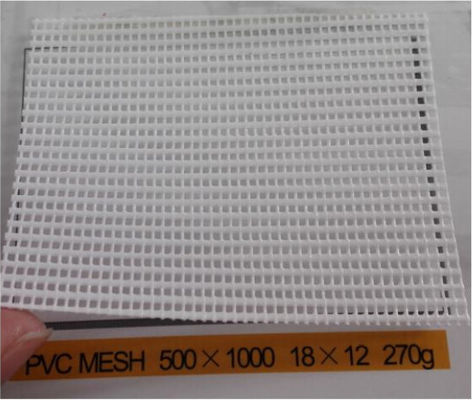 รั้ว PVC Mesh กันฝุ่น ด้วยกระเป๋าเสา รั้วเคลือบพลาสติกยืดหยุ่น