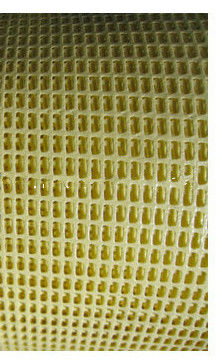 เสริม PVC ปกแต่งพอลิเอสเตอร์ Mesh, 50N / 5cm ความแข็งแรงการปลดลอก สร้างเครือข่ายความปลอดภัย