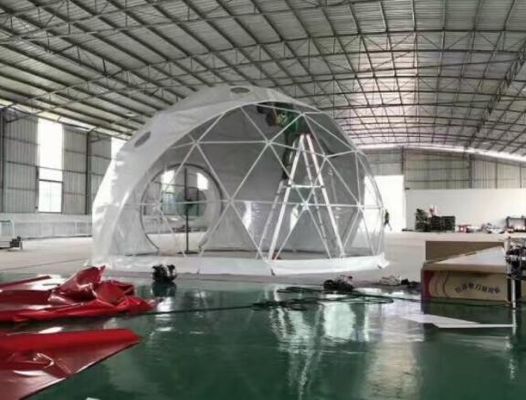 UV - การรักษาที่ชัดเจน Tent Camping ครึ่งกลม Geodetic Dome Tent งานแต่ง Tent Dome เท็นท์งานเลี้ยง