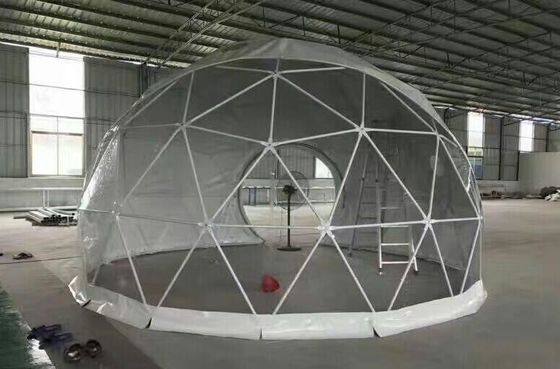 UV - การรักษาที่ชัดเจน Tent Camping ครึ่งกลม Geodetic Dome Tent งานแต่ง Tent Dome เท็นท์งานเลี้ยง
