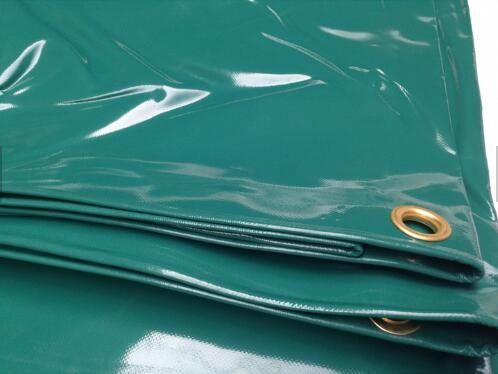 14 OZ ผ้าผนัง PVC ที่เคลือบกระจ่างใส กันน้ํา สําหรับฝาเรือหรือฝารถบรรทุก