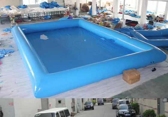 8M*6M สระว่ายน้ําแบบอัดอากาศ พร้อมผ้าใบ PVC กันไฟ สําหรับสระว่ายน้ําครอบครัว