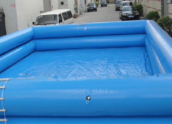 8M*6M สระว่ายน้ําแบบอัดอากาศ พร้อมผ้าใบ PVC กันไฟ สําหรับสระว่ายน้ําครอบครัว