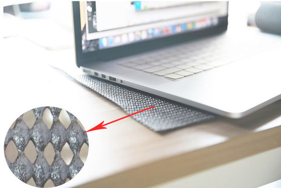 เพียงแค่เปลือกออก PVC ไม่ลื่น Mat ใช้งานใหม่ยาวนาน Polyester Mesh Anti Alip Bath Mat