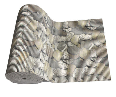 การดึงดูดแรงกระแทก ที่ไม่สลิด แผ่นส้วมห้องน้ํา แผ่นส้วมพอลิเอสเตอร์ Mesh With PVC Coating ผ้าพลาสติก