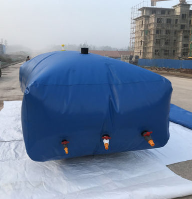 ถังเก็บน้ําหมอน PVC 10000L ถังเก็บน้ําขนาดใหญ่ขนาดยืดหยุ่น ถังเก็บน้ํา