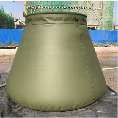 ถังน้ํากระเบื้อง 5000L ความถี่สูง ถังเก็บน้ํากองทัพสีเขียว