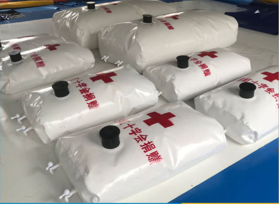 PVC ถังเก็บน้ําแบบอัดลม กระจกสําหรับโรงงานน้ํา บ้าน 300L ถังน้ําทหาร