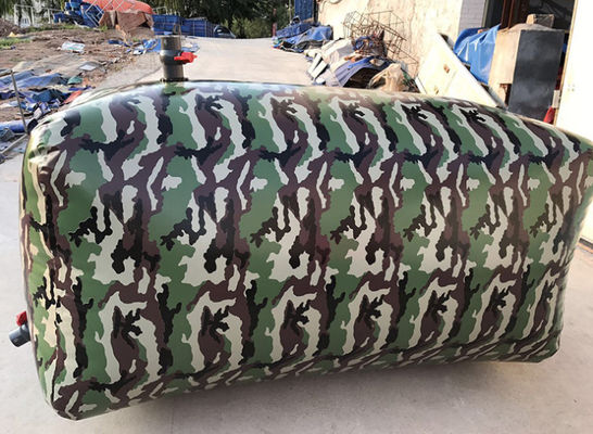 2000L น้ําหนักเบา ถังน้ํากระเบื้อง ถังน้ําเคลือบ PVC ถังน้ําพกพา