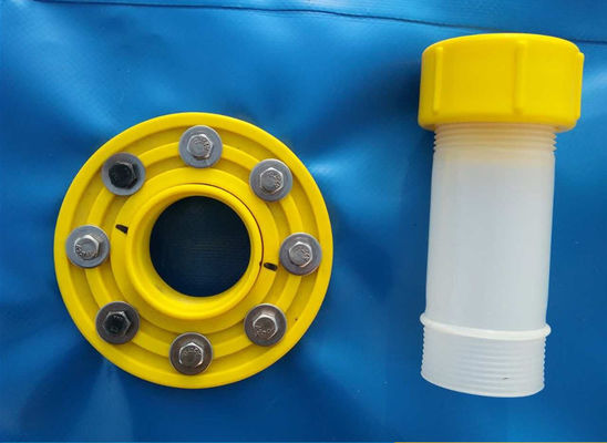 2000L น้ําหนักเบา ถังน้ํากระเบื้อง ถังน้ําเคลือบ PVC ถังน้ําพกพา