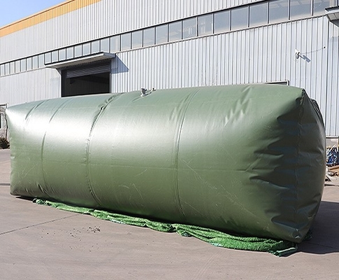 ถังขนส่งน้ํามันที่ไม่เป็นอันตรายต่อสิ่งแวดล้อม 10000L ด้วยวัสดุ TPU ที่พับได้