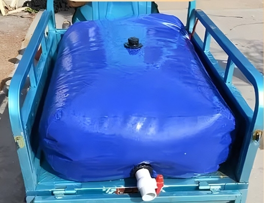 ถังน้ําพกพา PVC สําหรับความแห้งกันและถุงเก็บน้ําฉุกเฉินในการดับเพลิง
