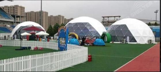 20M PVC กลองโครงสร้างที่แข็งแกร่ง เต็นท์งานเลี้ยงเหล็ก เต็นท์แต่งงานโปร่งใส