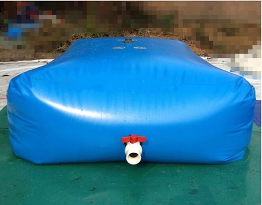 ถังน้ําพกพา PVC สําหรับความแห้งกันและถุงเก็บน้ําฉุกเฉินในการดับเพลิง
