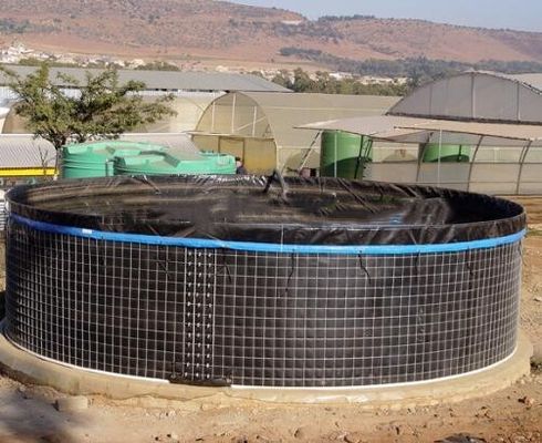 30000 ลิตร ถังปลาพีวีซีทาปูลิน สายเหล็กไร้ขัดแข็ง สระปลาสําหรับการเลี้ยงปลา