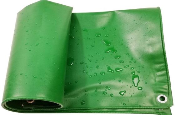 650 กรัม กันน้ํา UV ปรับปรุงความมั่นคง PVC กล่องรถยนต์ B1 retardant ไฟ ในสีเขียว