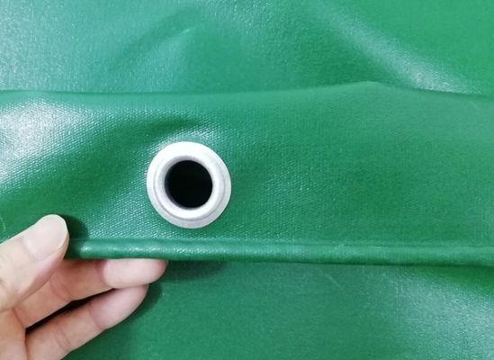 650 กรัม กันน้ํา UV ปรับปรุงความมั่นคง PVC กล่องรถยนต์ B1 retardant ไฟ ในสีเขียว