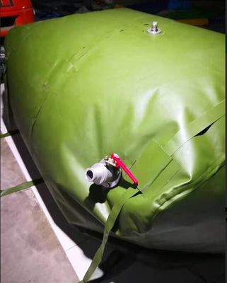 ทนทาน 3m3 ถังเก็บน้ํามัน พับ TPU ปกแต่งถังน้ํามัน inflatable วัสดุความแข็งแรงสูง