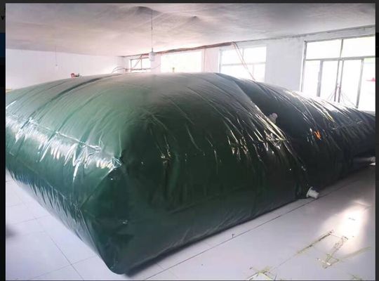 40000 ลิตร ถังน้ําเหลว ผ้าใบ ถังเก็บน้ําพีวีซีที่ลมได้ ถังน้ําพกพา