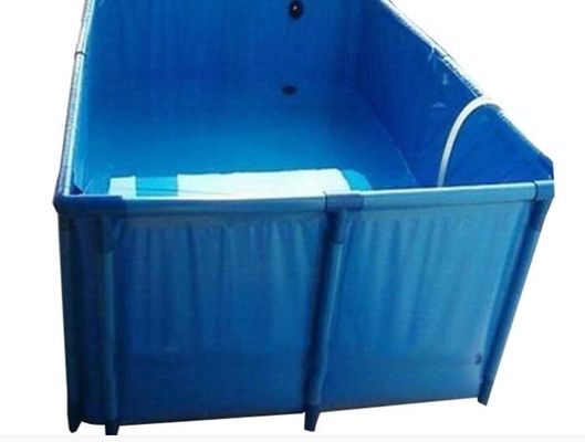 ความหนา 1.0mm 100000L PVC พับกระเบื้องปลา ถังปลา สระปลา ถังพลาสติก Diy สระปลา