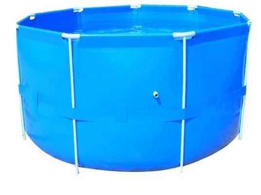 ความหนา 1.0mm 100000L PVC พับกระเบื้องปลา ถังปลา สระปลา ถังพลาสติก Diy สระปลา