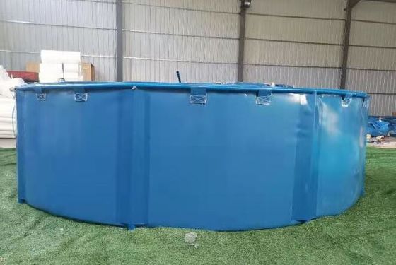 5000 ลิตร โฟกเซบัลเมทัลเฟรม PVC ผ้าใบ ถังปลา ถังปลาพับ