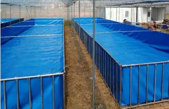 5000 ลิตร ถังปลาพับได้ 0.9 มม PVC ผ้าใบสําหรับฟาร์มปลา สระปลา สระปลาพลาสติก