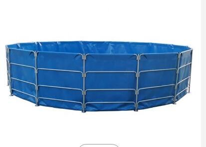 ยอมต่อ UV 10000L กลมพับ PVC ผ้าใบ ถังปลา ถังปลา ถังพลาสติก
