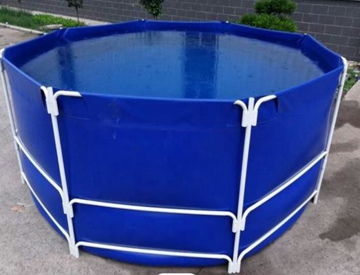ยอมต่อ UV 10000L กลมพับ PVC ผ้าใบ ถังปลา ถังปลา ถังพลาสติก