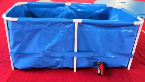 พับได้ 3000L 0.9mm PVC ผ้าใบปลา ถังปลา สระปลา ถังพลาสติก Diy สระปลา