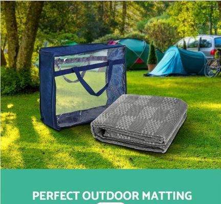 ไม่ลื่น 600gsm PVC Outdoor Camping Mat สําหรับคาราวาน พาร์ค Anti Alip Bath Mat วัสดุความแข็งแรงสูง