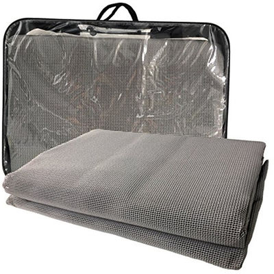 แอนติสลิป 400gsm / 600gsm คาราวานพื้น Mat 2.5 * 4.0m สําหรับวันหยุด Anti Slip PVC Mat Mesh ถุง