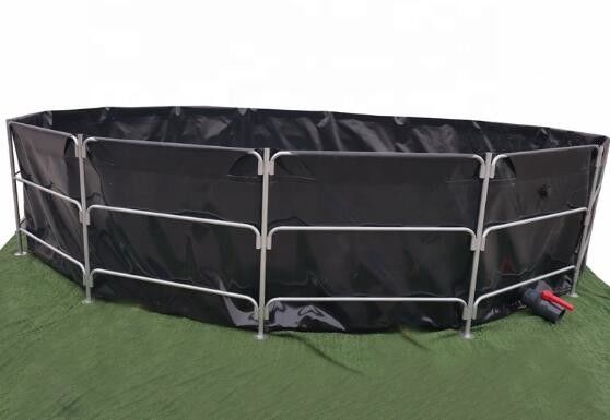 ถังปลา PVC ผ้าใบกลางแจ้งถังปลา 30000L ถังปลา พลาสติก ถังปลา Diy