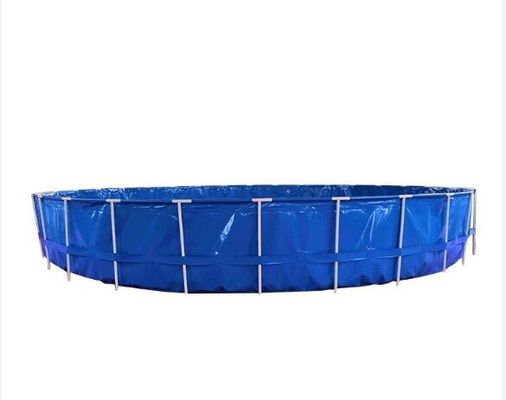 40000L พับ PVC ผ้าใบกลม ถังปลา ถังปลา ถังพลาสติก ถังปลากลางแจ้ง