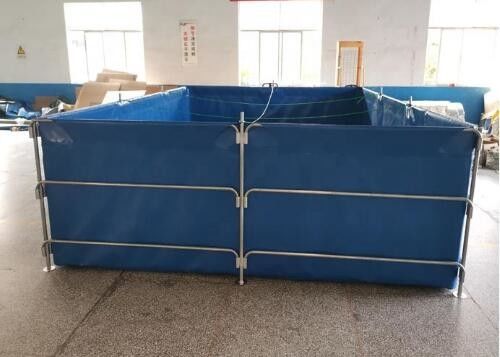 ภายนอกและภายใน 30000L PVC ผ้าใบถอดถังปลา