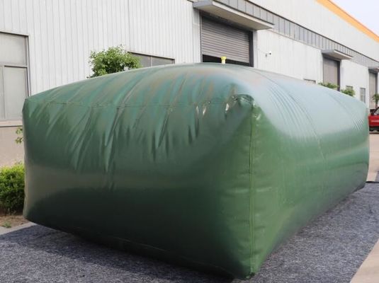 20000L ทหารสีเขียว ถังเก็บน้ํายืดหยุ่นสําหรับการชลประทาน ใช้ในการเก็บน้ํา ถังเก็บน้ํา
