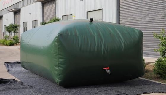 20000L ทหารสีเขียว ถังเก็บน้ํายืดหยุ่นสําหรับการชลประทาน ใช้ในการเก็บน้ํา ถังเก็บน้ํา