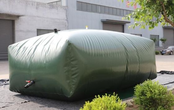 20000L ทหารสีเขียว ถังเก็บน้ํายืดหยุ่นสําหรับการชลประทาน ใช้ในการเก็บน้ํา ถังเก็บน้ํา