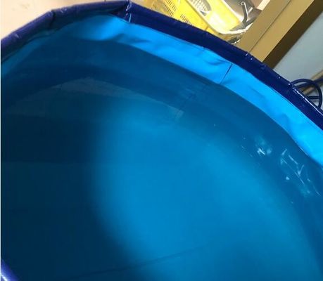 รูปทรงกระเทียม 4500L PVC ผ้าใบ ถังน้ําพับ ถังน้ําพกพา ถังเก็บน้ํา