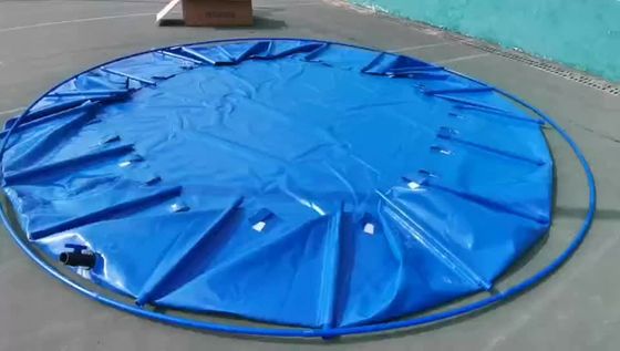 5500L ลักษณะกระเทียม PVC TPU กระถางเก็บน้ํา ถังน้ําพกพา ถังเก็บน้ํา